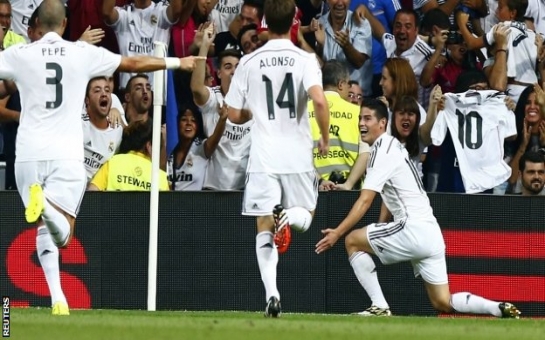 Rodriguez scores as Real held by Atletico