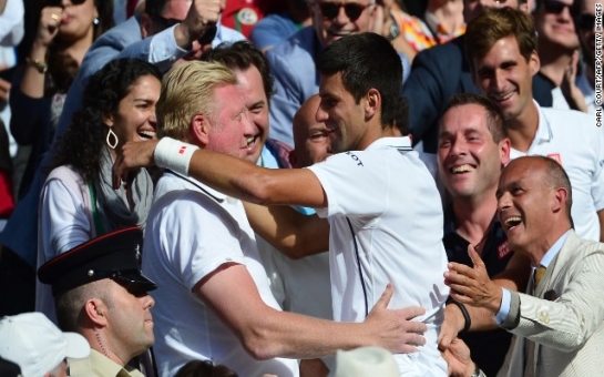 Novak Djokovic backlash 'all part of being Boris Becker'