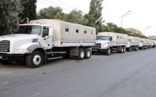 First trucks from aid convoy to Ukraine cross back into Russia