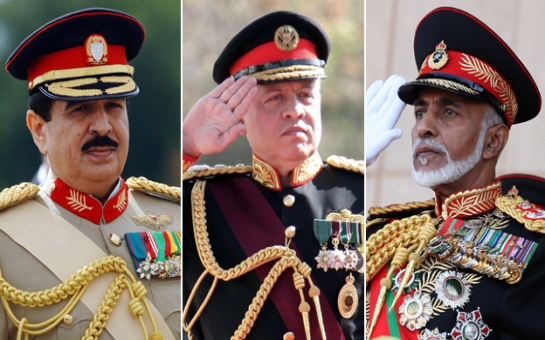 Why do so many Gulf royals receive military training in the UK?