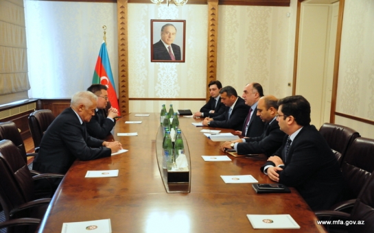 Azeri foreign minister meets Kazakh deputy minister