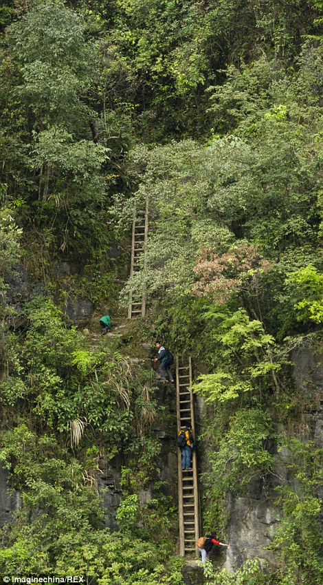 Incredible photos of the world's most dangerous walks to school - PHOTO+VIDEO