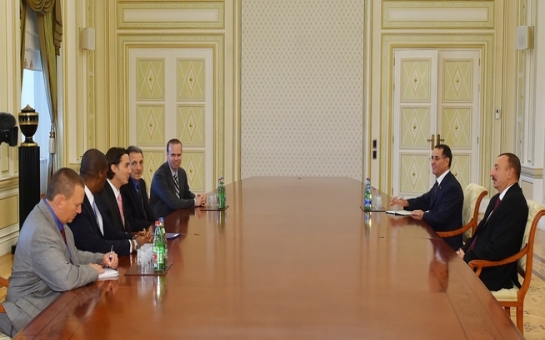 Aliyev meets US energy envoy in Baku