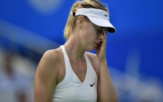 Sharapova dumped out by Swiss qualifier in Wuhan