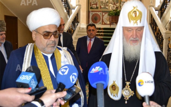 Şeyxülislamla Patriarx Dağlıq Qarabağ münaqişəsini müzakirə ediblər