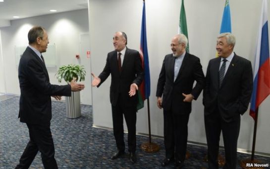 Azeri, Iranian leaders arrive in Russia for Caspian summit