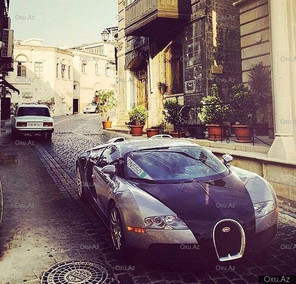 Bir milyonluq “Bugatti Veyron” Bakıda - FOTO