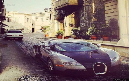 Multi-million dollar Bugatti seen in Baku
