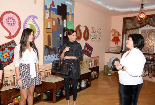 Мехрибан Алиева приняла участие в открытии детского сада- ФОТО