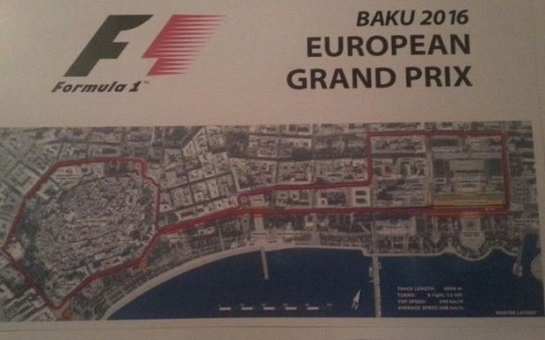 Ecclestone unveils Azerbaijan circuit layout