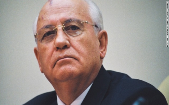 Ex-Soviet President Mikhail Gorbachev says he's ill in the hospital