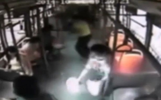 Mobile phone EXPLODES and bursts into flames in girl's hands - VIDEO
