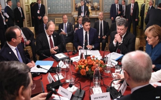 Ukraine crisis: 'No breakthrough' in Putin-EU talks
