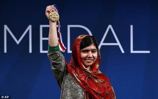 Malala Yousafzai receives Philadelphia Liberty Medal