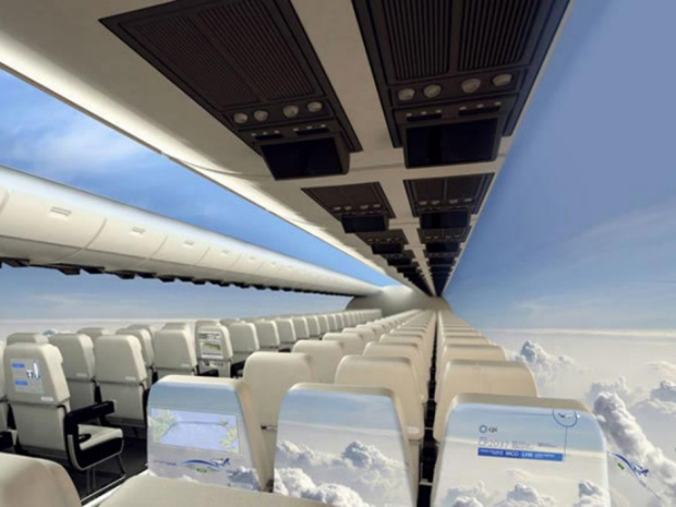 Windowless planes could be a reality in less than 10 years - PHOTO