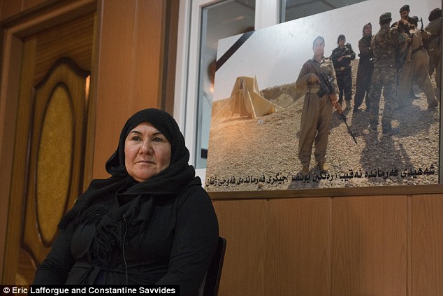 Mother of killed daughter is now back on the frontline - PHOTO