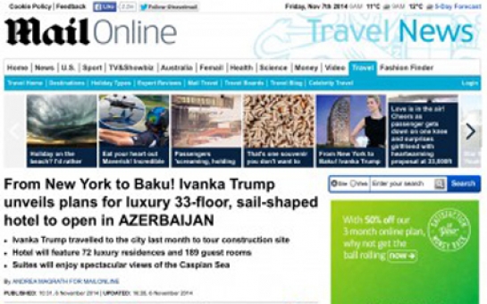 “Daily Mail” qəzeti Bakıdan yazdı