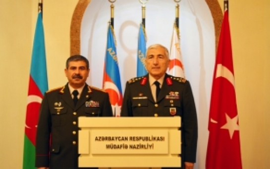 Zakir Həsənov Türkiyənin ordu generalı ilə Qarabağ münaqişəsini müzakirə etdi