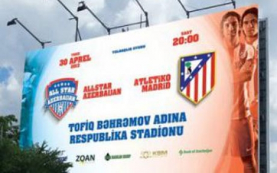 FC Atletico Madrid arrives in Baku - VIDEO