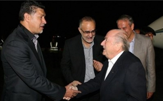 FIFA president visits Iran