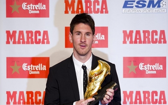 Messi to collect Golden Shoe on 20th November