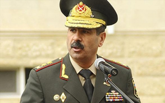 Azeri defense minister visits Russia