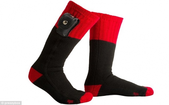 Self-heating socks promise to keep your toes toasty for hours