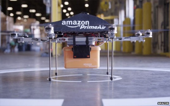 Amazon testing drones for deliveries