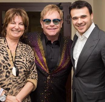 Azeri billionaire singer Emin and Elton John - PHOTO