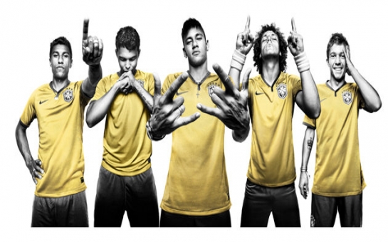 Nike kick-off shirt war with Brazil World Cup kit - PHOTO
