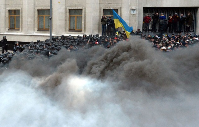  Впечатляющие кадры украинских протестов -ФОТО