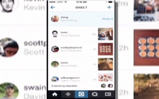 Instagram launches direct messaging