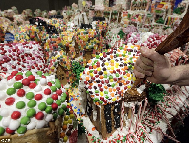 Gingerbread Lane is the world's largest edible village - PHOTO