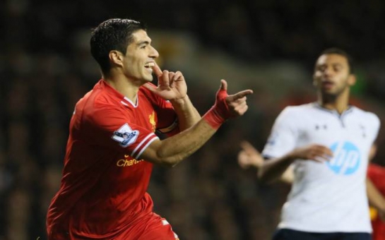 Luis Suarez destroys Spurs after being snubbed by mascot in handshake