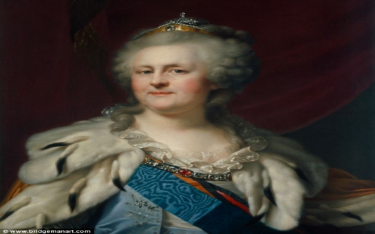 18th painting of Catherine the Great spots an uncanny similarity to David Cameron