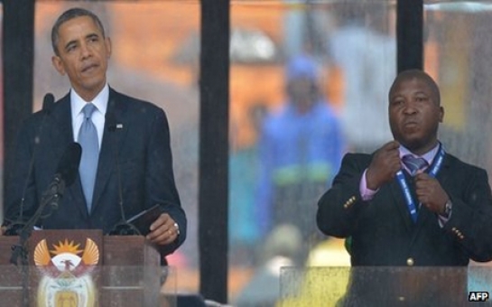 Nelson Mandela memorial interpreter 'hospitalised'