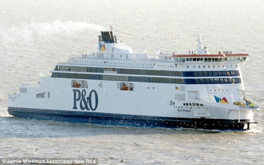 Woman, 21, hurls herself off Channel ferry in front of horrified school