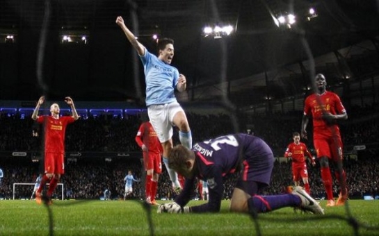 Mignolet howler helps Manchester City beat Liverpool