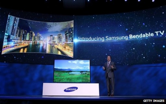 Samsung unveils its Bendable TV