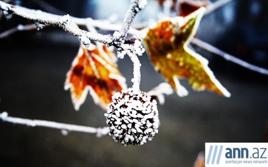 Winter in central Azerbaijan - PHOTO