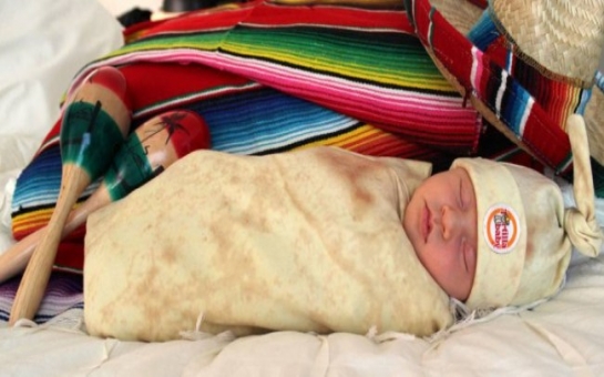 How to make your newborn look like a flour tortilla