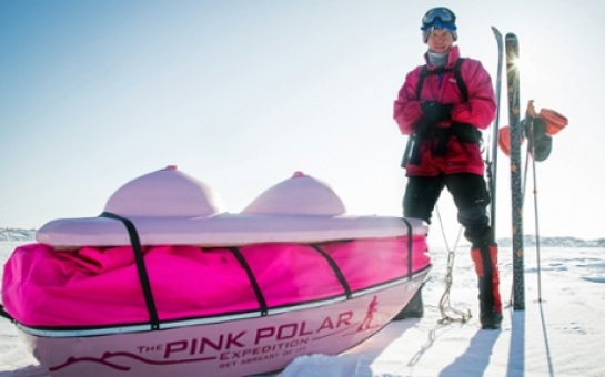 Cancer crusader completes solo Antarctic crossing on breast sled