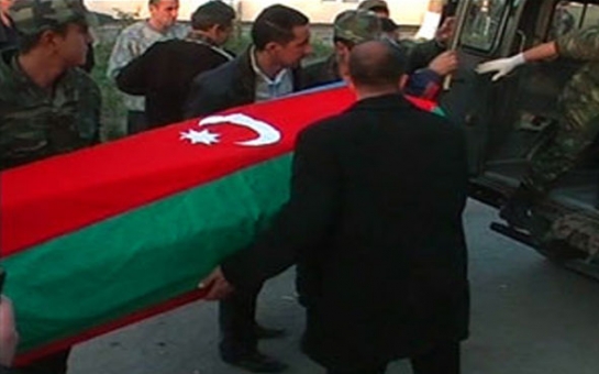 Azeri army officer shot dead by Armenian fire