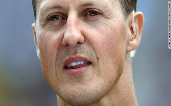 Michael Schumacher shows slight improvement