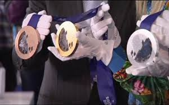 Olympic medals arrive in Sochi