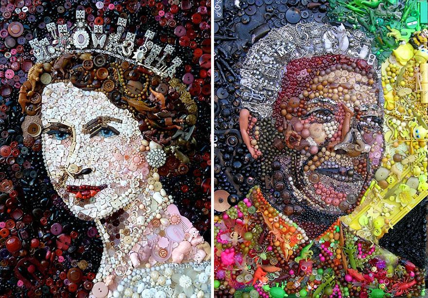 Artist recreates iconic paintings and portraits - PHOTO