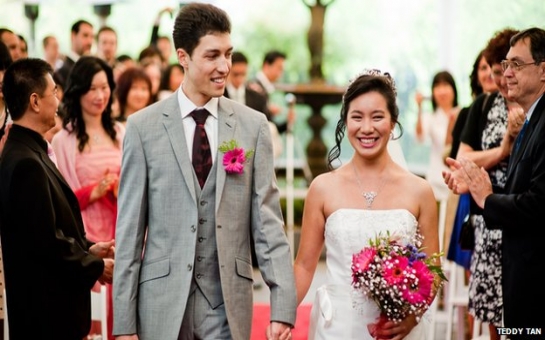 A statistically modelled wedding