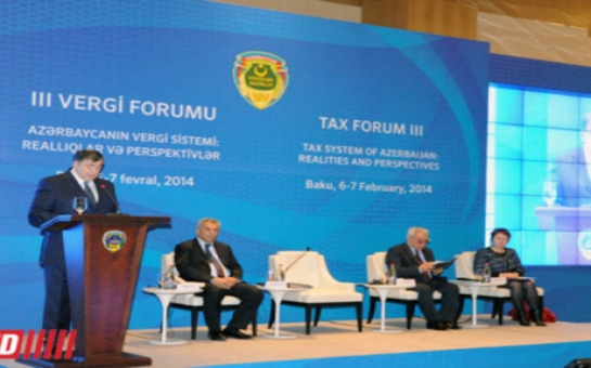 Baku hosts 3rd Azerbaijani tax system forum