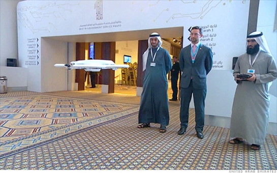 Get your documents by drone... in Dubai
