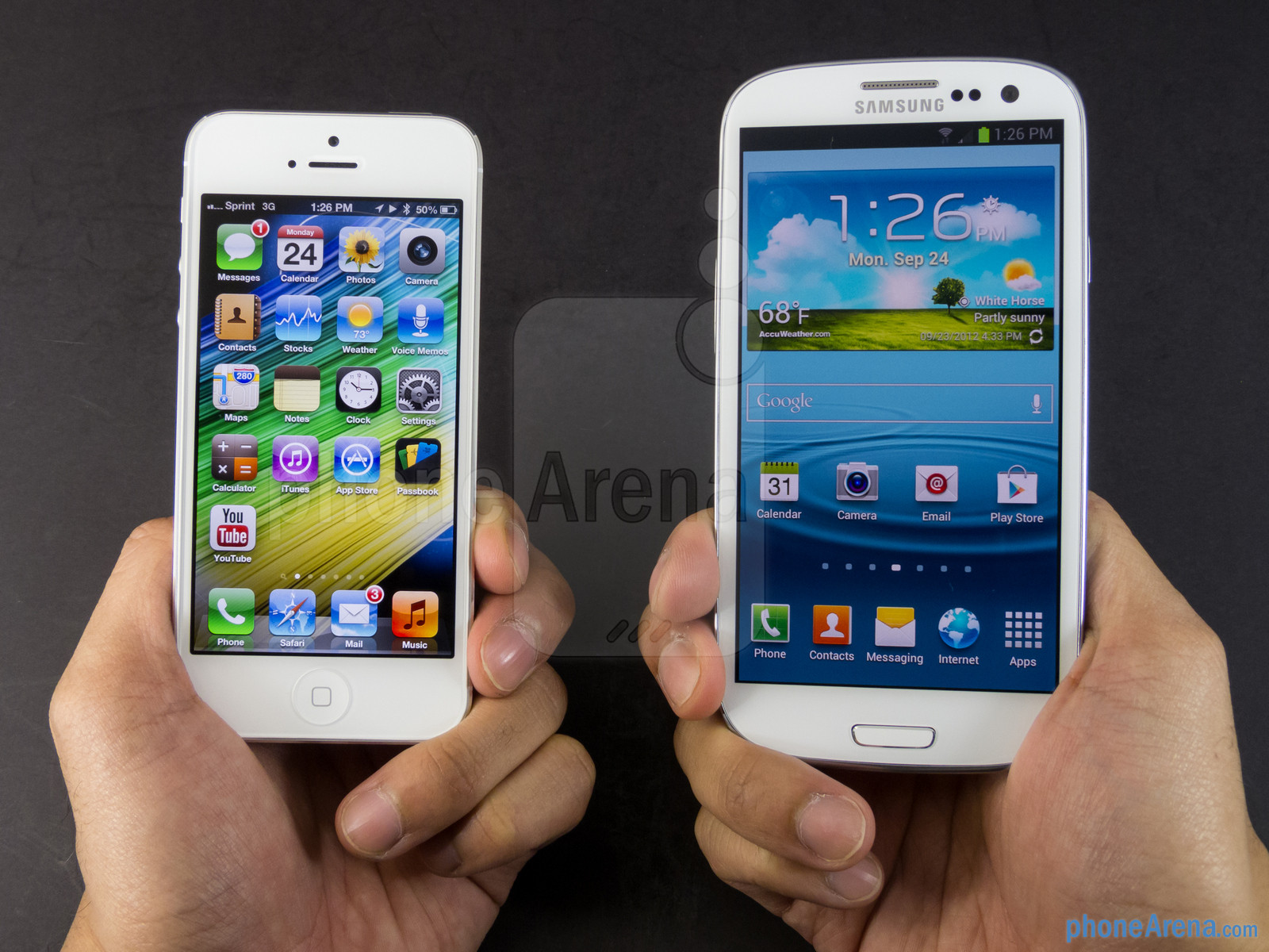iPhone 5S VS Samsung Galaxy S4 - PHOTO
